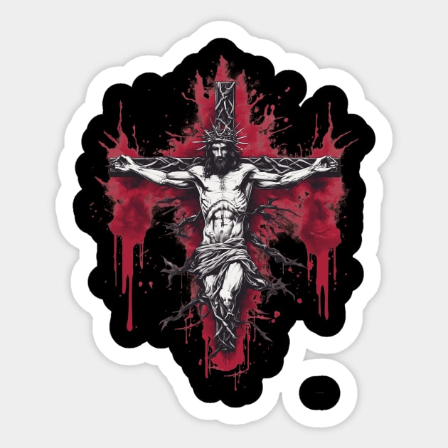 Jesus Christ the Hope of Glory Sticker by animegirlnft